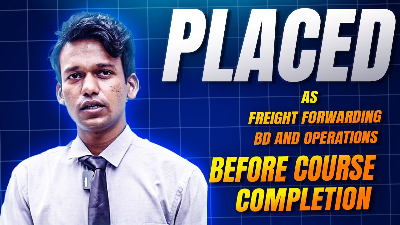 Aswin secured a job before completing his Logistics & SCM course at SCM Hub Kochi — SCM Hub testimonial