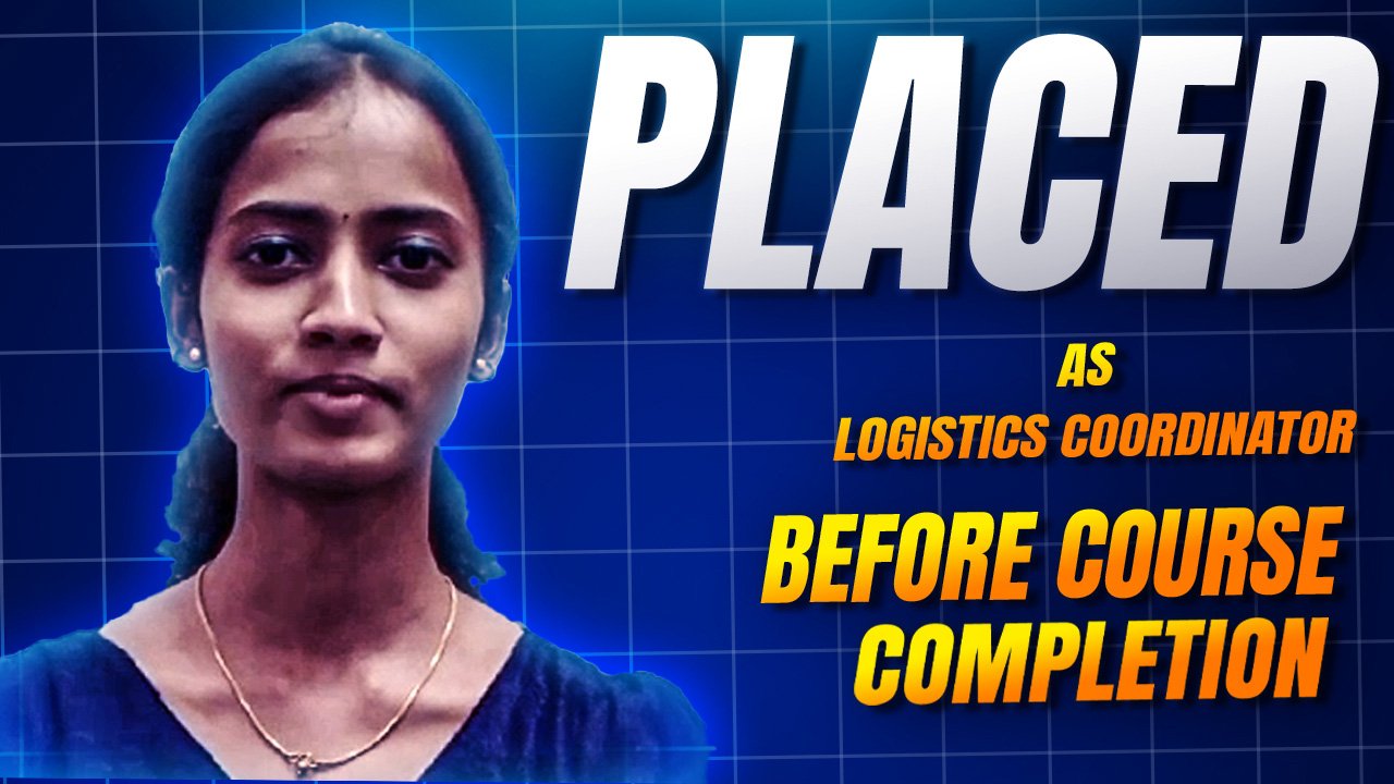 Pooja achieved early placement through SCM Hub’s logistics training — SCM Hub testimonial